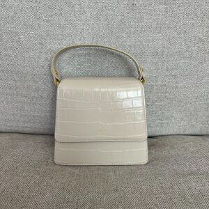 JW PEI FEI Top Handle Crossbody (Ivory Croc)